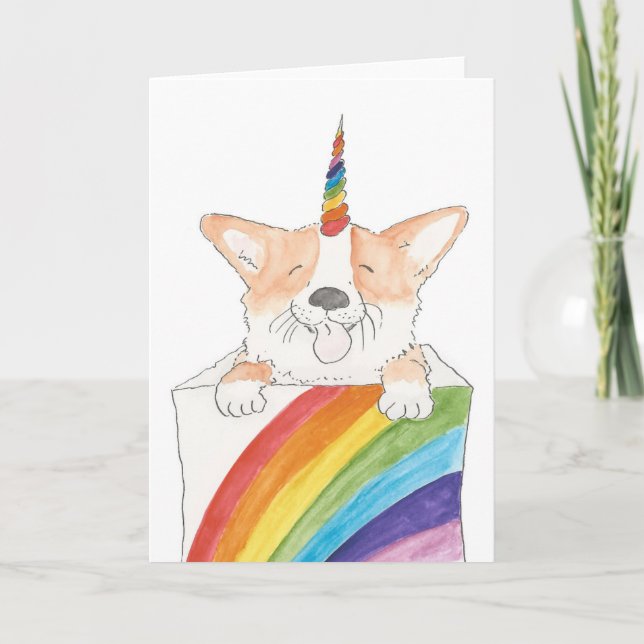 Unicorgi card (Front)