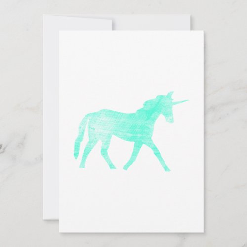 Unicorn Custom Invitations