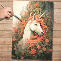 Unicorn 1 Decoupage Paper