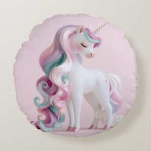 UNICORN #1 ROUND PILLOW