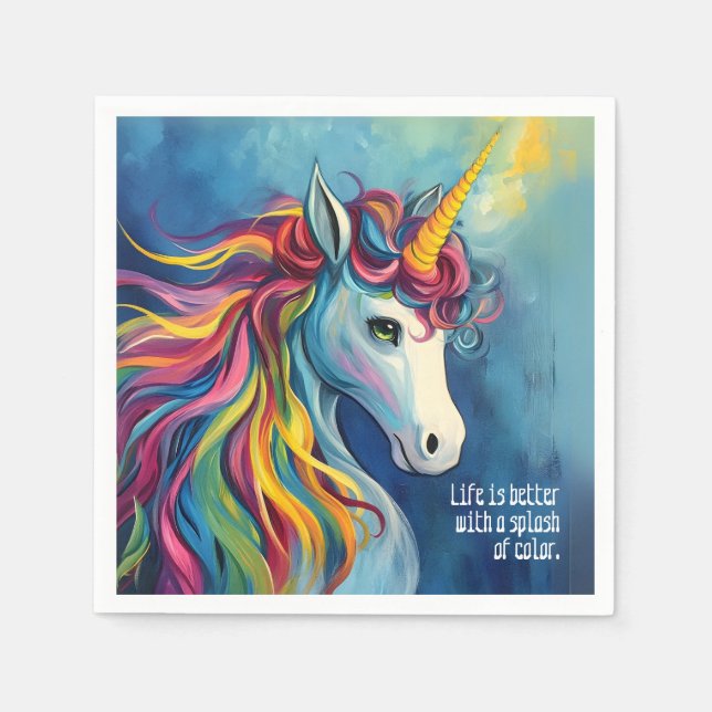Unicorn 2 napkins (Front)
