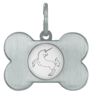 Unicorn #2 pet name tag