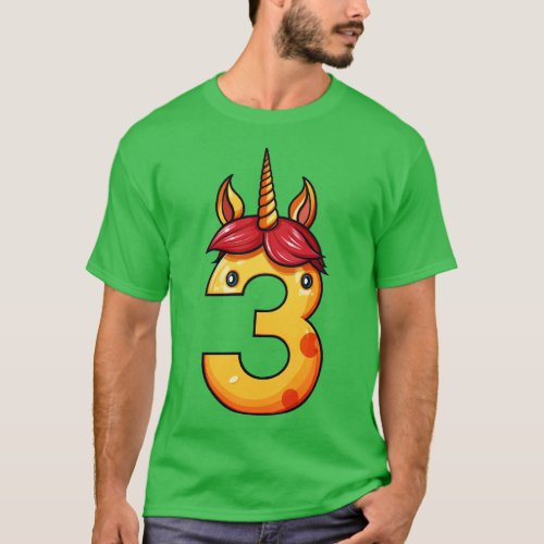 Unicorn 3rd birthday 1 T_Shirt