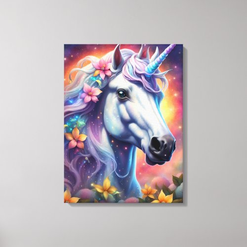 Unicorn 457 cm x 61 cm canvas print