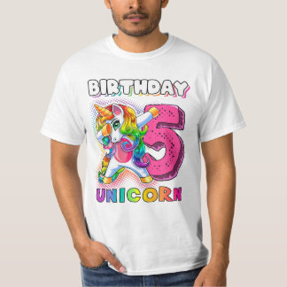 Unicorn 5 Dabbing Unicorn T-Shirt