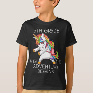Unicorn 5th Grade Back To School  T-Shirt