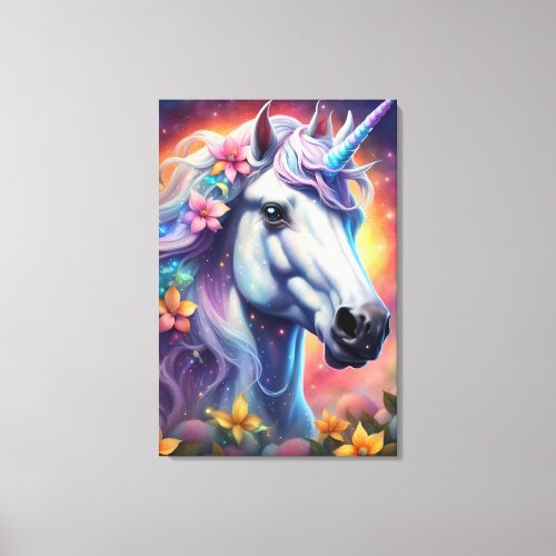 Unicorn 61 cm x 914 cm canvas print