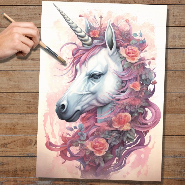 Unicorn 9 Decoupage Paper (Creator Uploaded)
