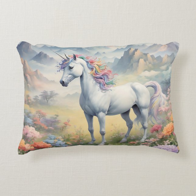 Unicorn Accent Pillow (Front)