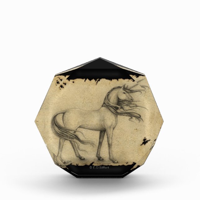 Unicorn Acrylic Award (Front)