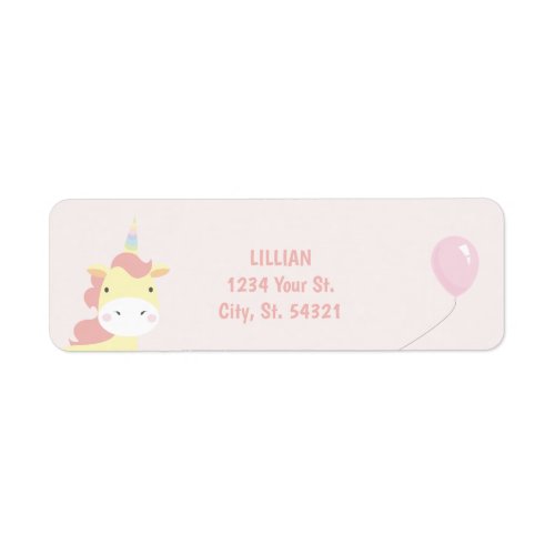 Unicorn Address Labels