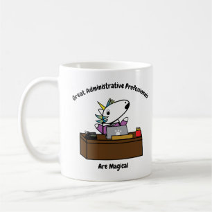 Unicorn Administrative Professional Personalize Coffee Mug