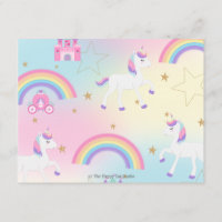 Adopt me unicorn pet Greeting Card by Artexotica