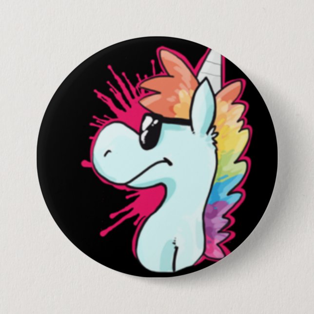 Unicorn Agent Button (Front)