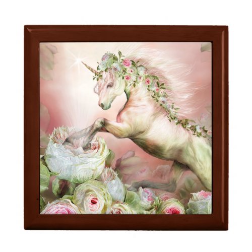 Unicorn And A Rose Art Gift Box
