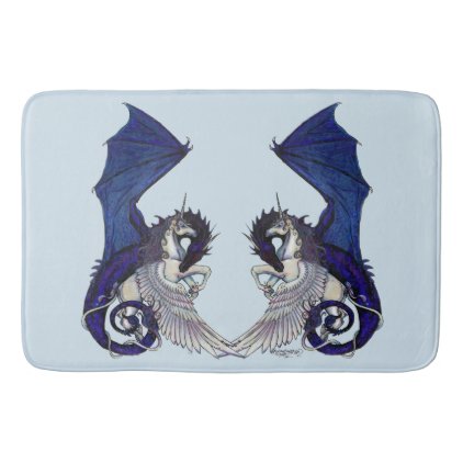 Unicorn and Dragon Carpet Bathroom Mat