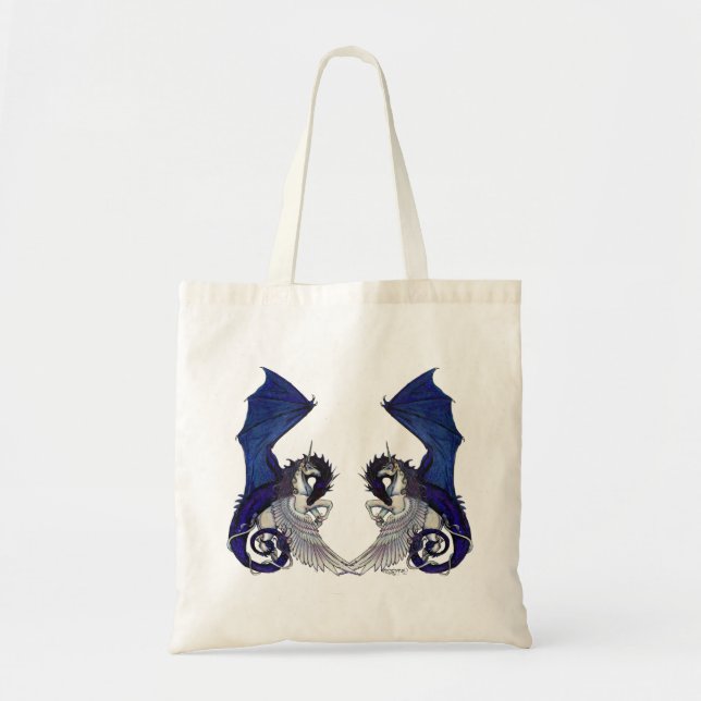 Unicorn and Dragon Tote Bag (Front)