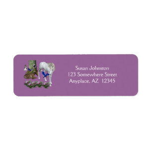 Unicorn And Friends Fantasy Address Label