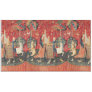 UNICORN AND LADY PLAYING ORGAN,ANIMALS Red Green T Tablecloth