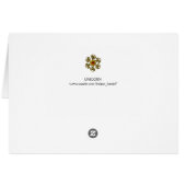 UNICORN AND MEDIEVAL FANTASY FLOWERS,FLORAL MOTIFS (Back Horizontal)