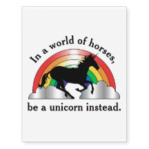 Unicorn and Rainbow Be A Unicorn