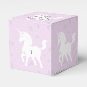 Unicorn and Stars Favor Boxes