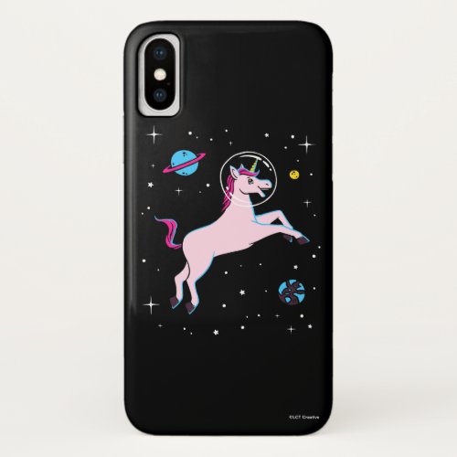 Unicorn Animals In Space iPhone X Case