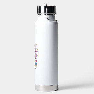 Unicorn Arcade Machine Unicorn Print Ready POD Art Water Bottle