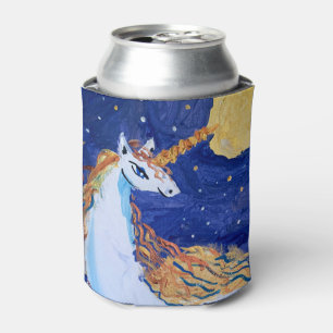 Unicorn "Art by Kids" Can Cooler