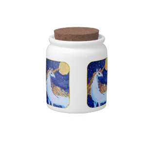 Unicorn "Art by Kids" Candy Jar