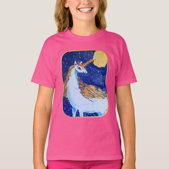 Unicorn "Art by Kids" T-Shirt (Front)