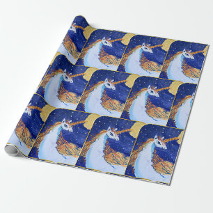 Unicorn "Art by Kids" Wrapping Paper