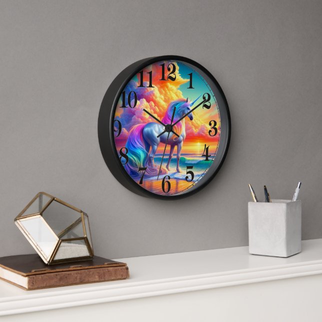 Unicorn Art Clock (Office)