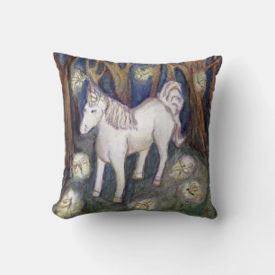 Unicorn Art Custom Throw Pillow
