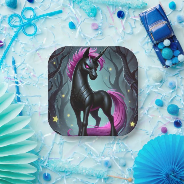 Unicorn Art Paper Plates (Party)