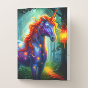 Unicorn Art Pocket Folder