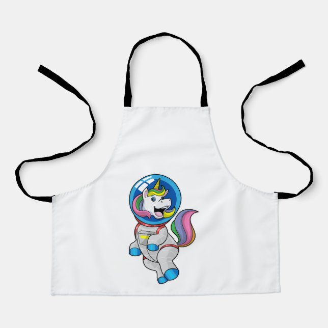 Unicorn as Astronaut in Space Apron (Front)