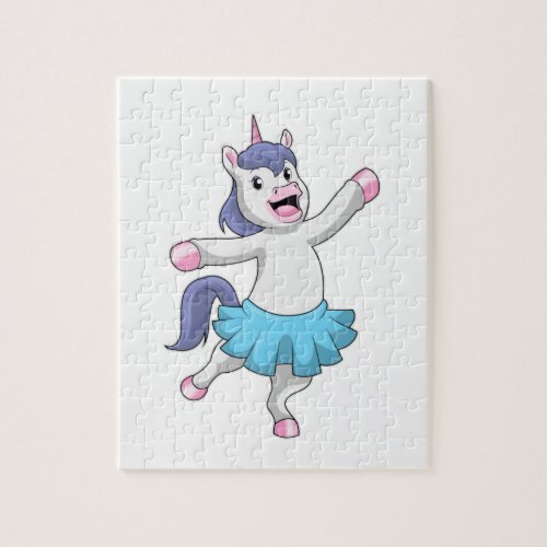 Unicorn as Ballerina at Ballet Jigsaw Puzzle