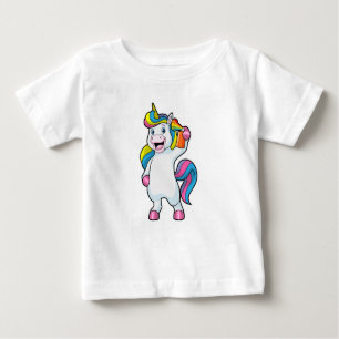 Unicorn as Hairdresser with Hairspray Baby T-Shirt