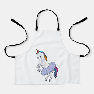 Unicorn at Ballet with Skirt Apron