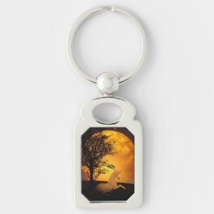 Unicorn at Dusk Keychain