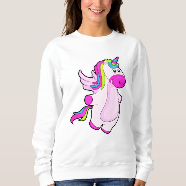 Unicorn at Flying Sweatshirt (Front)