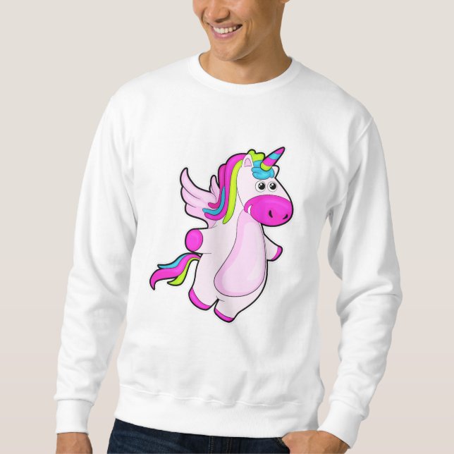 Unicorn at Flying Sweatshirt (Front)