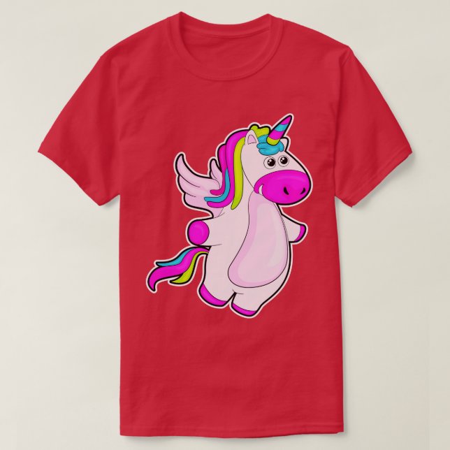 Unicorn at Flying T-Shirt (Design Front)