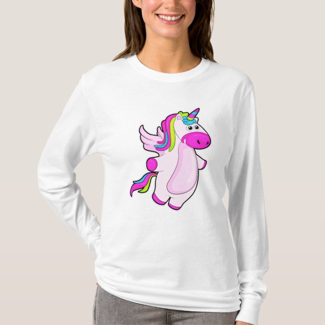 Unicorn at Flying T-Shirt (Front)
