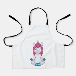 Unicorn at Meditate in Sitting Apron