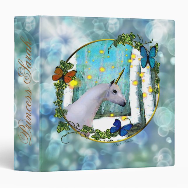 Unicorn Avery Binder (Front/Spine)