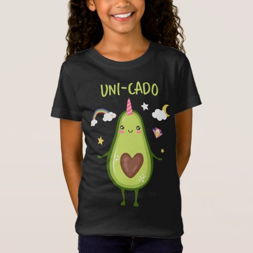 Unicorn Avocado Guacamole Toast Healthy Fat Green  T_Shirt