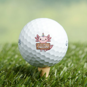 Unicorn Axolotl Golf Balls - Funny Callaway Gift