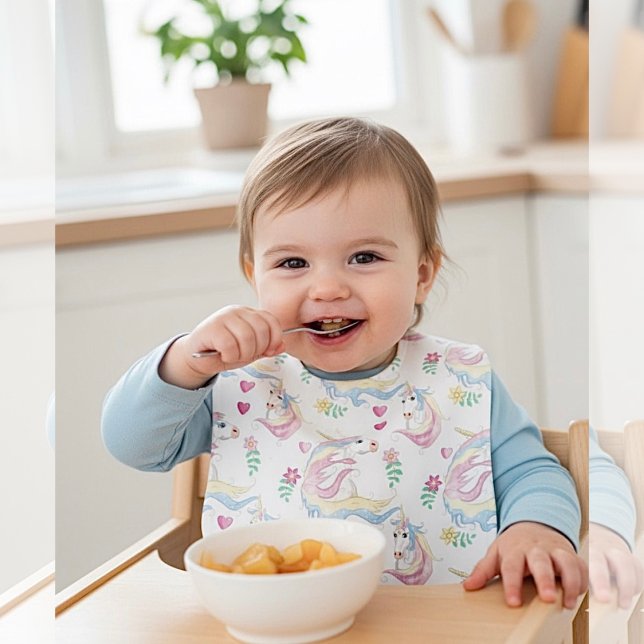 Unicorn Baby Bib  (Creator Uploaded)